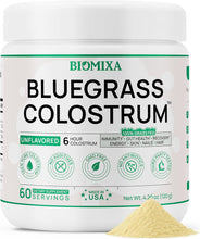BIOMIXA Bluegrass Colostrum grass-fed bovine colostrum powder jar 120g
